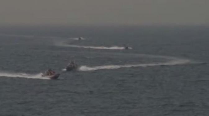 Kapal Iran disebut melakukan pencegatan terhadap kapal penghancur AS, USS Nitze (Reuters)