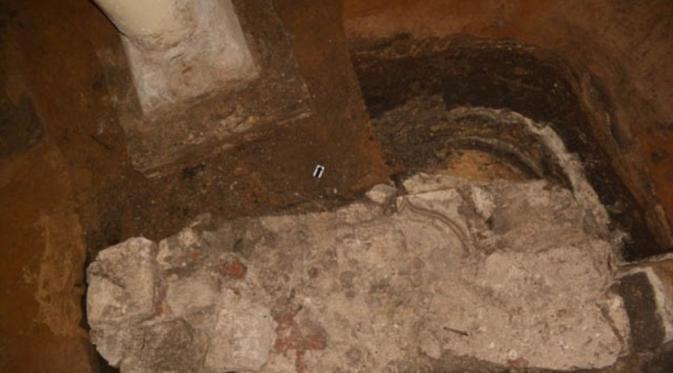 Ruangan bawah tanah di bawah fondasi Kremlin (Institute of Archeology RAS/Dailymail.com)