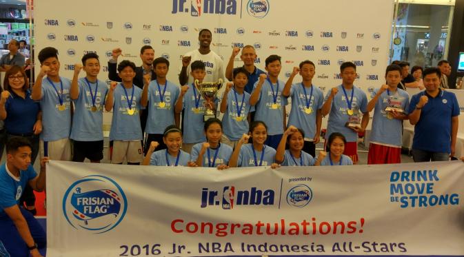 Para Pemain yang lolos Jr NBA Indonesia All-Star