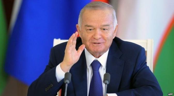 Presiden Uzbekistan, Islam Karimov. (AFP/BBC)