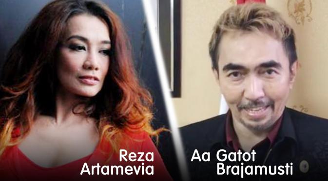Reza dan Aa Gatot (Liputan6.com/Abdillah)