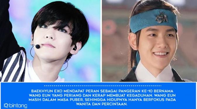 Wang Eun (Baekhyun EXO). (Desain: Muhammad Iqbal Nurfajri/Bintang.com)