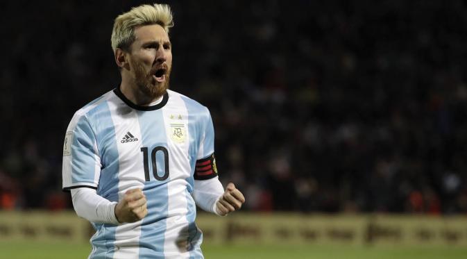 Lionel Messi saat berseragam Timnas Argentina