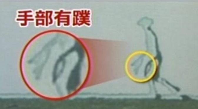Penampakan di Taiwan pada 2012 yang diklaim sebagai alien Cenos (China Times)
