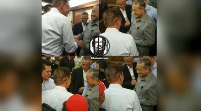 Ketegangan hubungan antara Mahathir Mohamad dan Anwar Ibrahim bermula sejak 1998 (Facebook/ Dr Wan Azizah Wan Ismail)