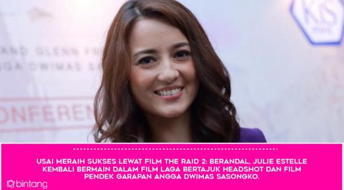 Tunda Hamil, Julie Estelle Taklukan Shanghai Film Festival. (Foto: Galih W. Satria, Desain: Muhammad Iqbal Nurfajri/Bintang.com)