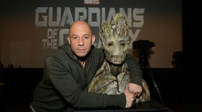 Vin Diesel di film Guardians of the Galaxy. foto: marvel.com