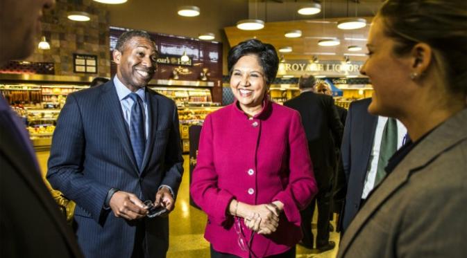 Indra Nooyi. (Sumber Marc Peterson/Redux)