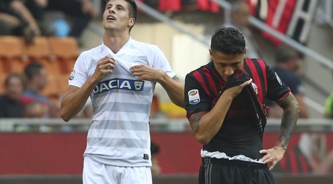AC Milan vs Udinese (Reuters)