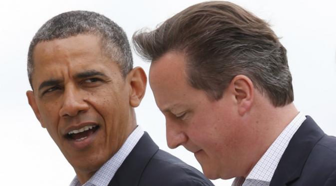 Barack Obama dan David Cameron (Reuters)