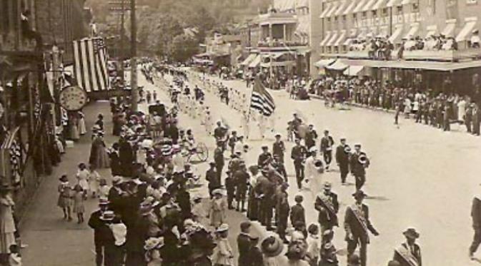 Parade Patriotic Order Sons of America, 1909. (Sumber pa-roots.org)