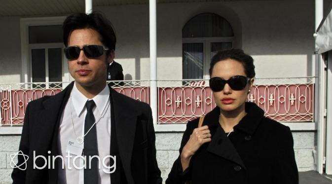 Angelina Jolie diminta tak menggunakan anak sebagai senjata dalam perceraiannya dengan Brad Pitt. (AFP/Bintang.com)