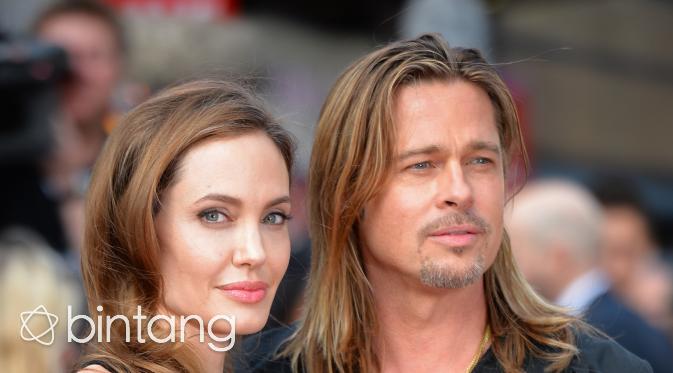 Angelina Jolie dan Brad Pitt berpisah setelah 12 tahun bersama. (AFP/Bintang.com)