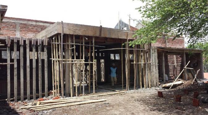 Calon bangunan rumah sahabat anak yang dibangun para juragan warteg (Liputan6.com / Fajar Eko Nugroho)