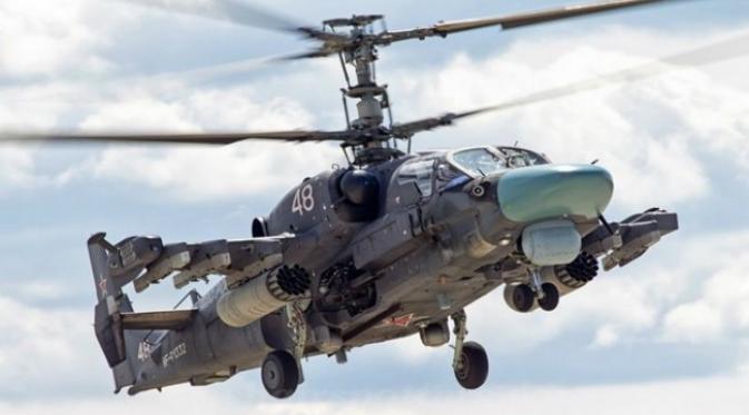 Kamov Ka-52 Hokum B. Analisis yang dilakukan terhadap helikopter serbu ini didasarkan kepada kombinasi penilaian beberapa faktor. (Sumber wonderlist.com)