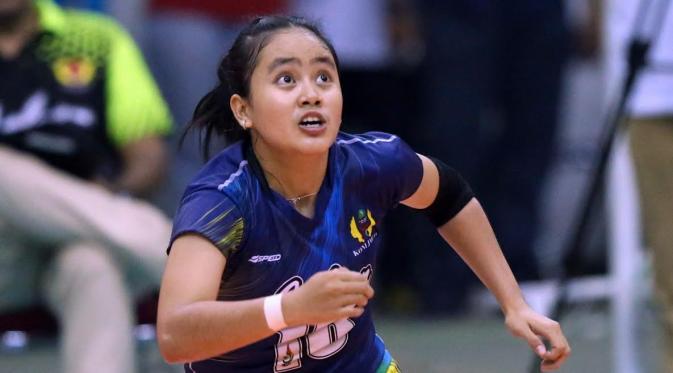 Wahida Muntaza, pemain voli putri Jawa Barat di PON Jabar 2016 (Helmi Fitiransyah/Liputan6.com)