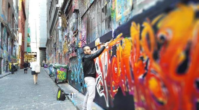 Gang Grafiti Melbourne (Liputan6.com/Tanti Yulianingsih)
