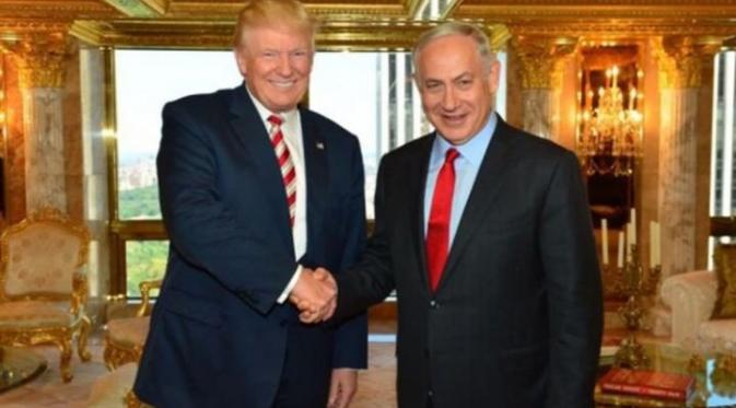 Pertemuan Donald Trump dan PM Israel Benjamin Netanyahu berlangsung di Trump Tower (Telegraph)