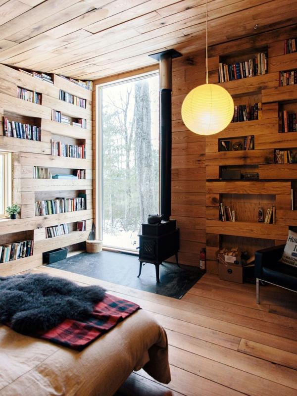 Perpustakaan ini terbuat dari pohon oak. (Via: boredpanda.com)
