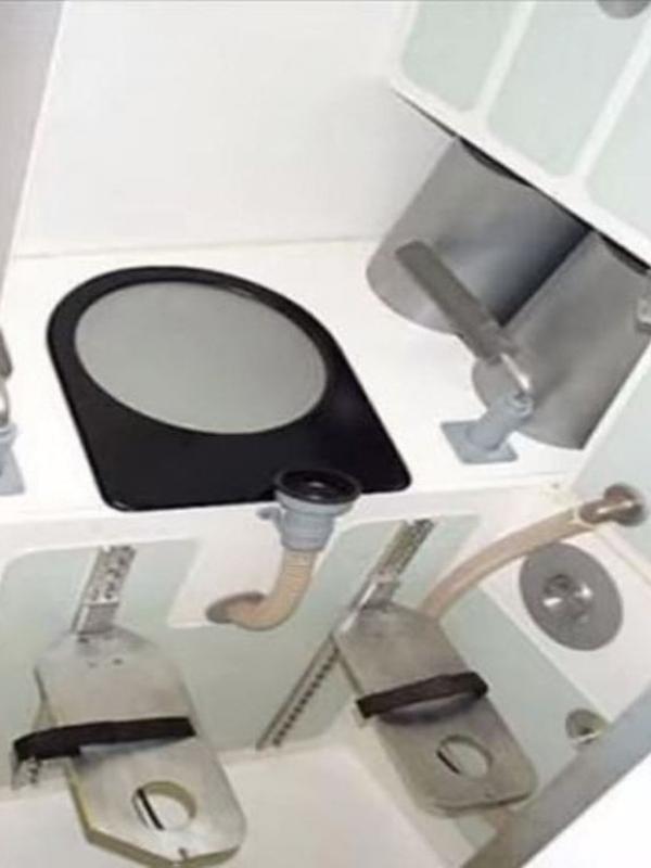 International Space Station Toilet. (Via: indianexpress.com)