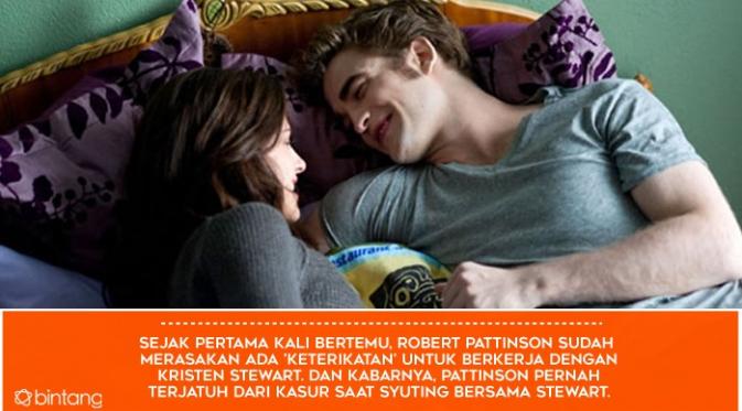 6 Hal Tersembunyi Kristen Stewart - Robert Pattinson di Twilight. (Foto: via robstendreams.com, Desain: Muhammad Iqbal Nurfajri/Bintang.com)