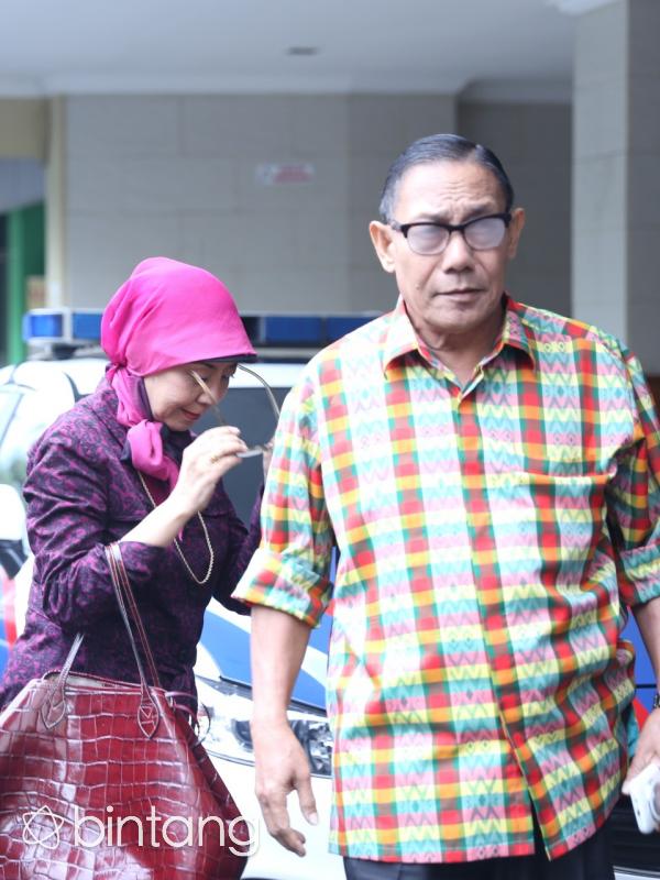 Ariyani Soenarto saat di Polda Metro Jaya. (Nurwahyunan/Bintang.com)
