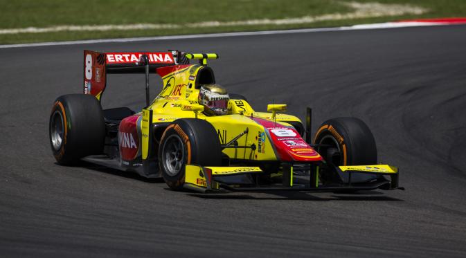 Pembalap Pertamina Campos Racing Sean Gelael (GP2 Media Service)