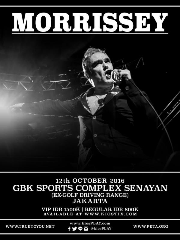 Morrissey live Jakarta 2016