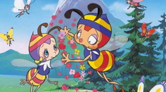 Hacchi dalam anime The Adventures of Hutch the Honeybee