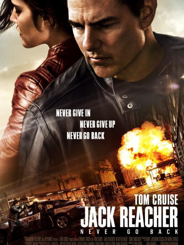 Poster film Jack Reacher: Never Go Back. (Via: comingsoon.net)