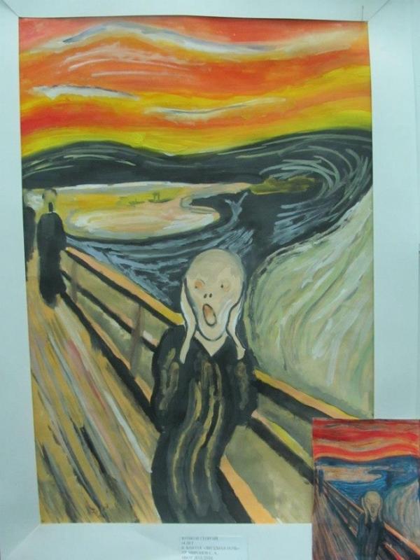 Gregory, 14 tahun. Edvard Munch, ’The Scream’ (foto: themindcircle)