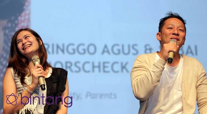 Sabai Morscheck dan Ringgo Agus Rahman (Deki Prayoga/Bintang.com)
