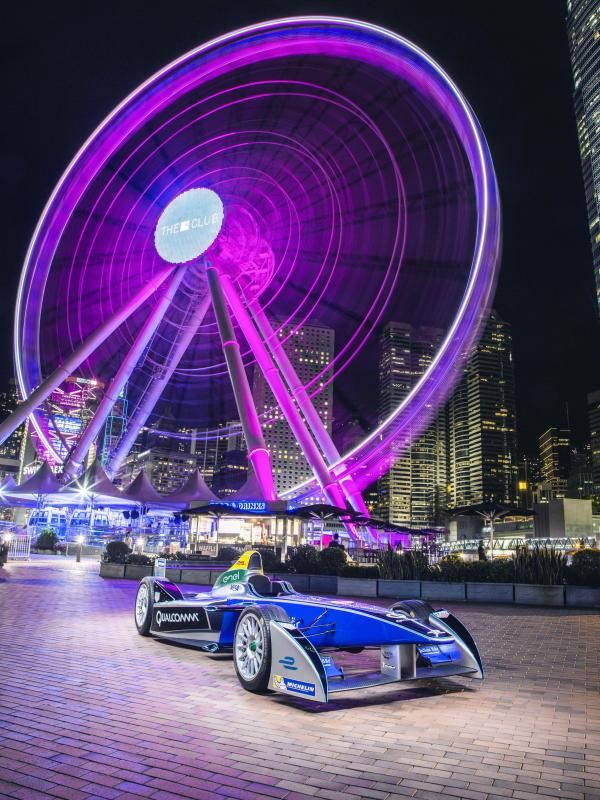 Ajang Formula E di Hong Kong. (FIA E Formula Hong Kong 2016)