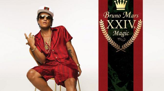 24K Magic, album terbaru Bruno Mars. 