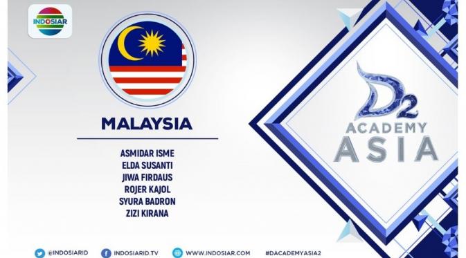 Finalis D Academy Asia 2 asal Malaysia
