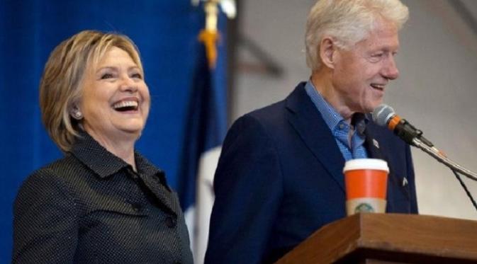 Hillary dan sang suami, mantan presiden AS ke-42, Bill Clinton (Reuters)