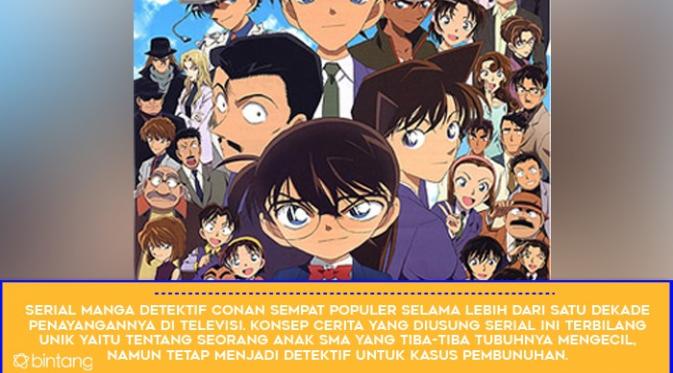 Detektif Conan. (Foto: via detectiveconan.wikia.com, Desain: Nurman Abdul Hakim/Bintang.com)