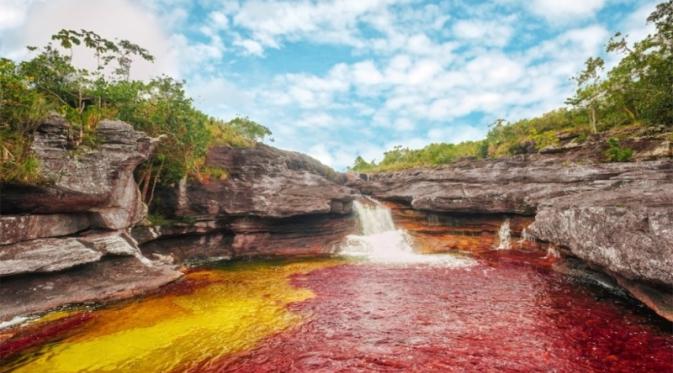 Sungai Cano Cristales di Kolombia. foto: place to see