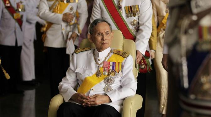 Raja Thailand Bhumibol Adulyadej (Via: Reuters)