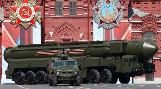 Yars RS-24 intercontinental ballistic missile milik Rusia (Reuters)