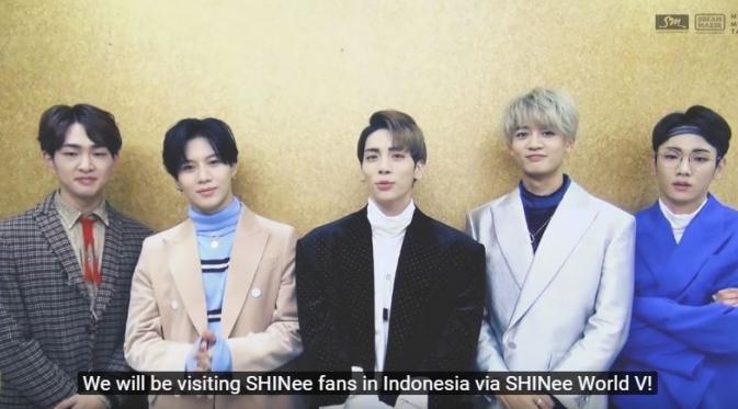 SHINee siap gelar konser di Indonesia pada 12 November 2016 mendatang.