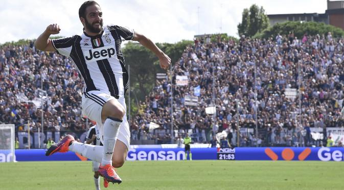 Striker Juventus Gonzalo Higuain (REUTERS / Alberto Lingria)