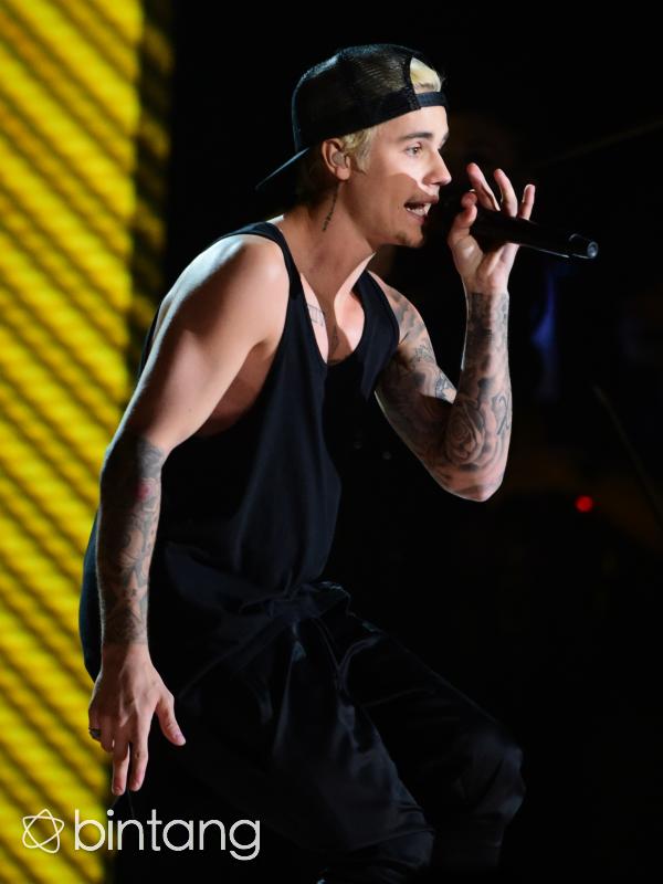 Justin Bieber dan permintaan 'aneh' saat manggung (AFP/Bintang.com)
