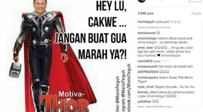 Mario Teguh (Instagram/@marioteguh)