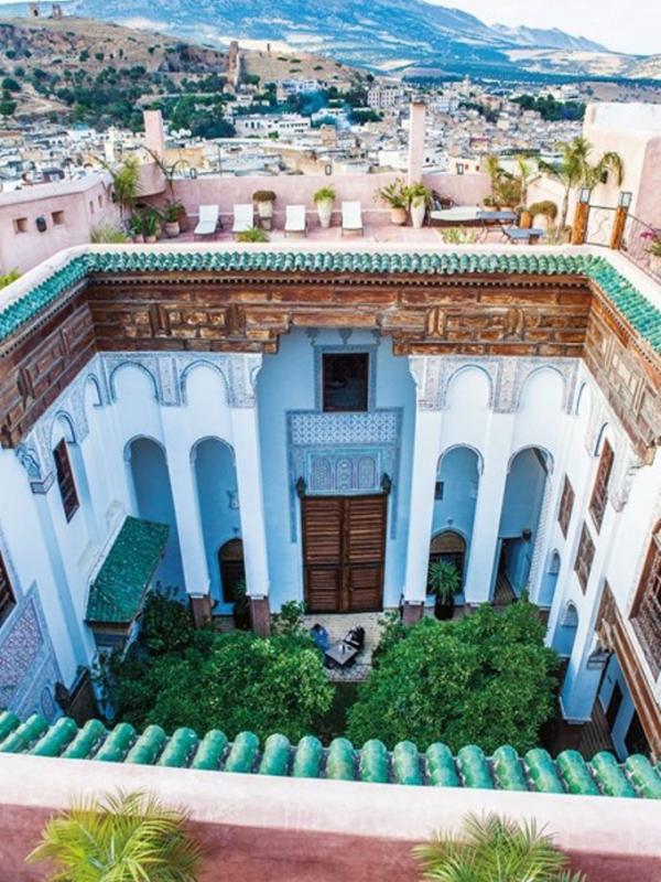 Riad Laaroussa, Fez, Maroko. (Ken Kochey/Condé Nast Traveller)