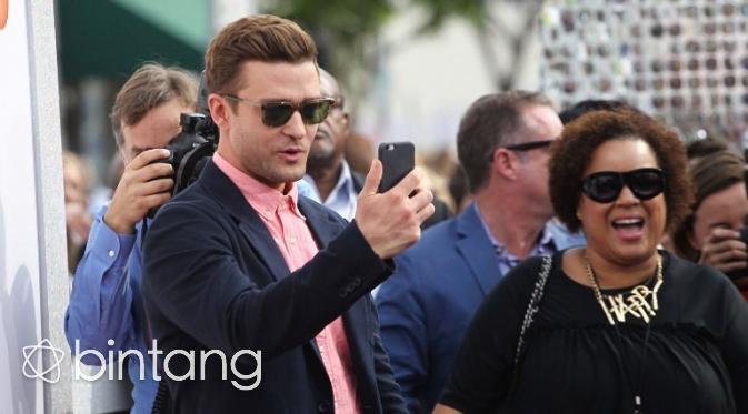 Justin Timberlake terancam terkena hukuman penjara karena selfie di bilik suara. (AFP/Bintang.com)