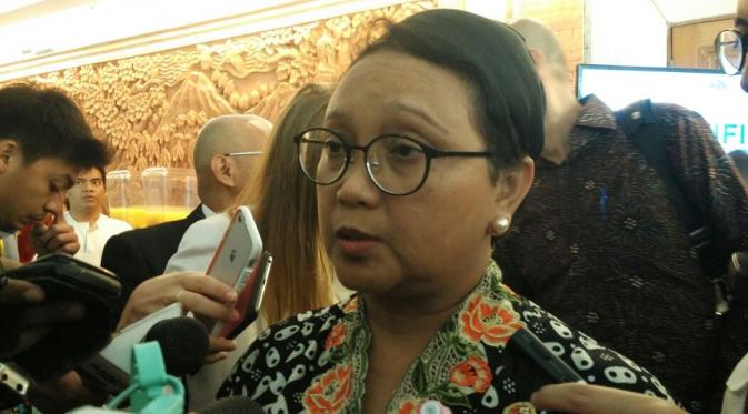 Meski Berduka, Menlu Retno Membuka Pertemuan Tingkat Menteri IORA (Liputan6.com/Khairisa Ferida)