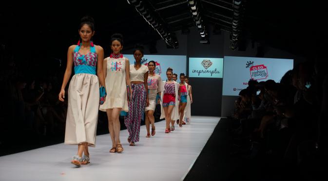 Koleksi Impromptu sebagai finalis kategori The Most Innovative Local Brand, Cleo Fashion Awards di Jakarta Fashion Week 2017.
