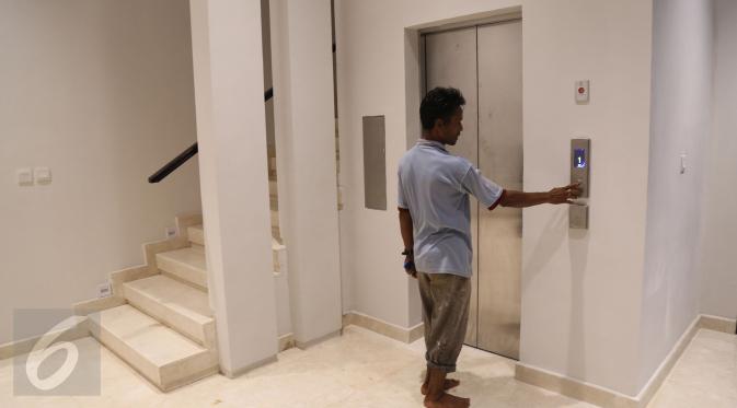 Bagian dalam rumah SBY yang dilengkapi dengan lift di Kuningan Timur VII, kawasan Mega Kuningan, Jakarta Selatan, (29/10). Rumah dengan luas sekitar 700 meter persegi itu terdiri dari dua lantai. (Liputan6.com/HO)