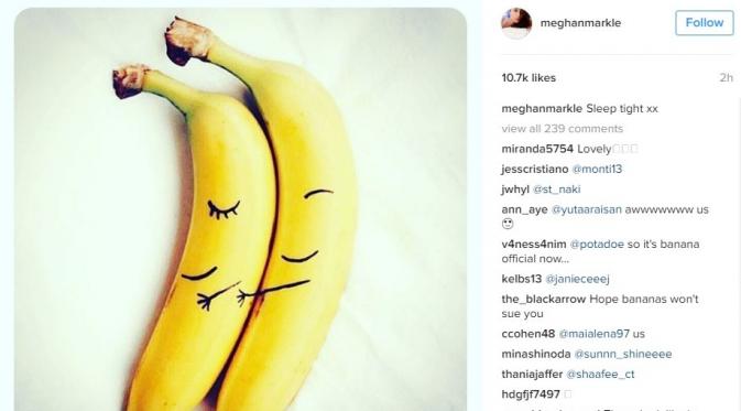 Meghan Markle kerap mengunggah ucapan selamat pagi dan malam di Instagramnya. (Instagram/meghanmarkle)